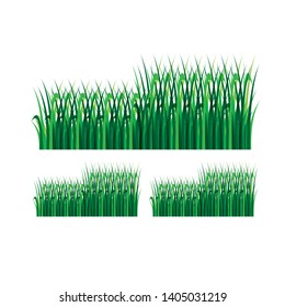 Grass icon design template vector graphic illustration - Vector
