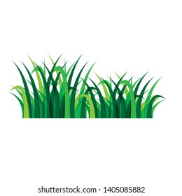 Grass icon design template vector graphic illustration -Vector
