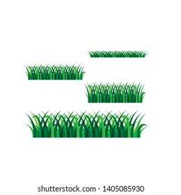 Grass icon design template vector graphic illustration -Vector

