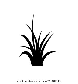 Grass icon in a flat design