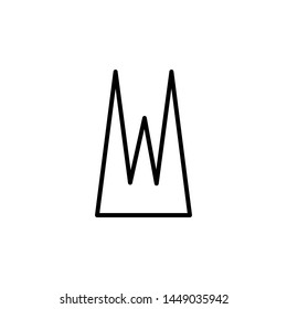 grass icon, ilustration design template