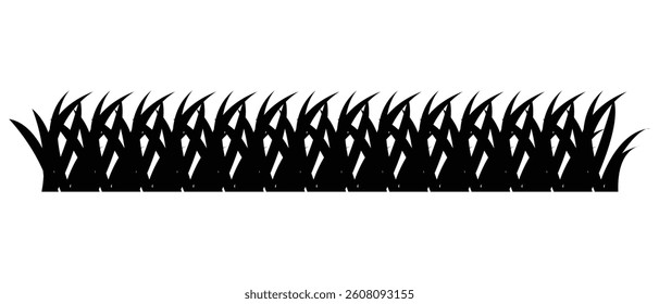 grass icon. grass isolated on white background.