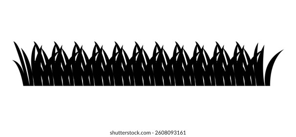 grass icon. grass isolated on white background.