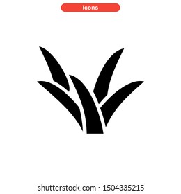 grass icon isolated sign symbol vector illustration - high quality black style vector icons
