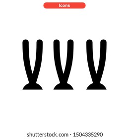 grass icon isolated sign symbol vector illustration - high quality black style vector icons
