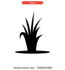 grass icon isolated sign symbol vector illustration - high quality black style vector icons
