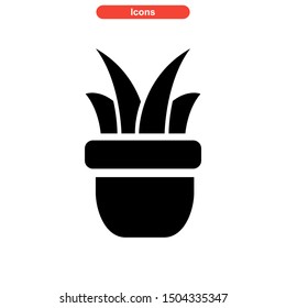 grass icon isolated sign symbol vector illustration - high quality black style vector icons
