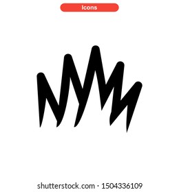 grass icon isolated sign symbol vector illustration - high quality black style vector icons
