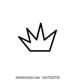 Grass icon. Line design template