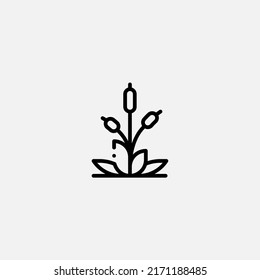 Grass icon sign vector,Symbol, logo illustration for web and mobile
