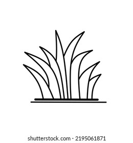 grass icon with simple design