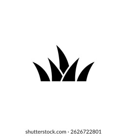 grass icon symbol vector sign