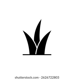 grass icon symbol vector sign