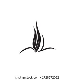 Grass Icon In Trendy  Design Vector Eps 10