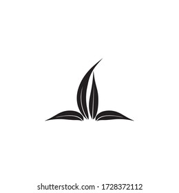 Grass Icon In Trendy  Design Vector Eps 10
