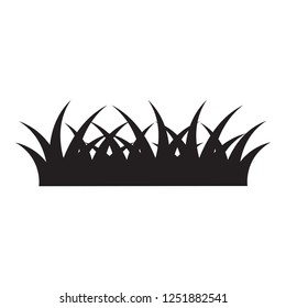 grass icon in trendy flat style 