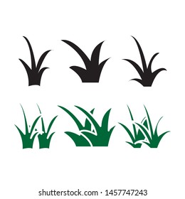 Grass icon vector design template