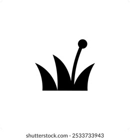 grass icon vector design template