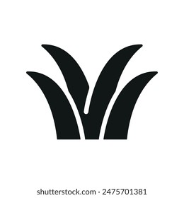 Grass icon vector design templates simple and modern
