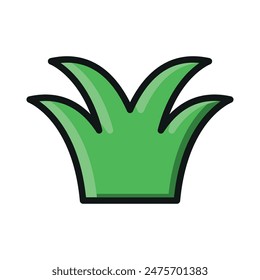 Grass icon vector design templates simple and modern