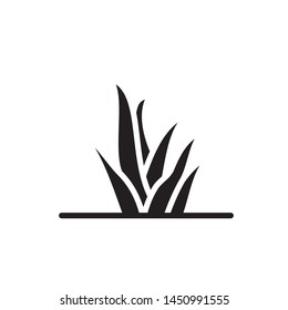 grass icon. grass vector graphic illustration.