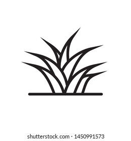 grass icon. grass vector graphic illustration.