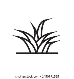 grass icon. grass vector graphic illustration.