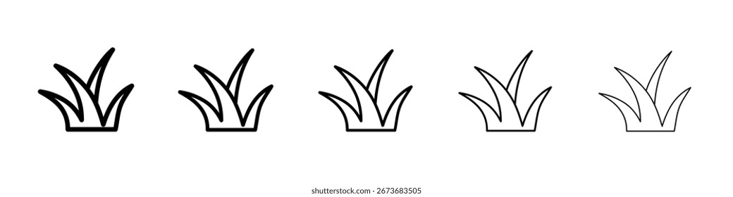 Grass icon vector illustration isolated