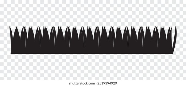 Ícone Grama. Vetor de grama Isolado no plano de fundo PNG. Ilustração vetorial.