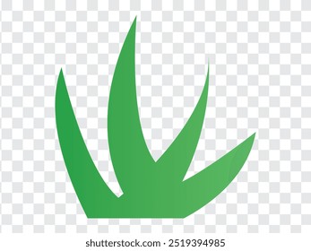 Grass icon. Grass vector Isolated on PNG background. Vector illustration.