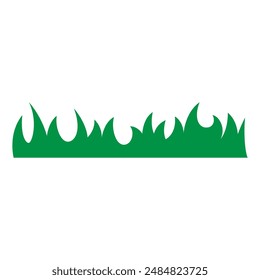 Grass icon vector. lawn illustration sign. Garden symbol or logo.