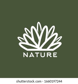 grass icon vector, nature design elments, simple vector ilustration