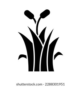 Vector de icono de hierba en el diseño de moda