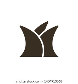 Grass icon - Vector on white background
