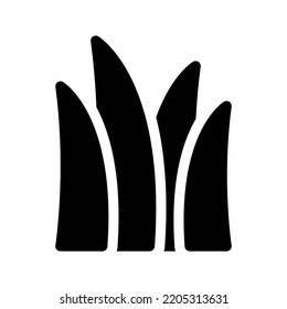 Grass Icon Vector Symbol Design Illustration