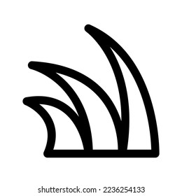 Grass Icon Vector Symbol Design Illustration