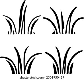 ilustración de diseño de símbolo vector de icono de césped