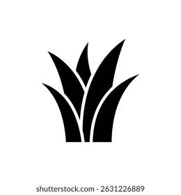 Grass icon vector Symbol illustration logo