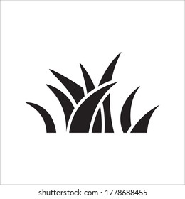 Grass icon vector template design