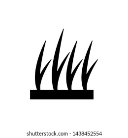 Grass Icon Vector Template Illustration - Vector