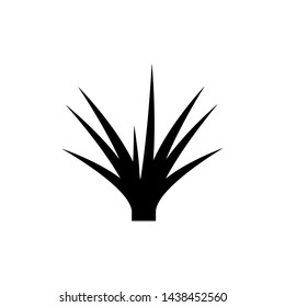 Grass Icon Vector Template Illustration - Vector