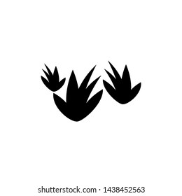 Grass Icon Vector Template Illustration - Vector