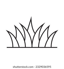 grass icon vector template illustration logo design