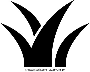 grass icon vector trendy symbol template on white background..eps