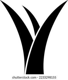icono de césped vectores plantilla de símbolo de moda sobre fondo blanco..eps
