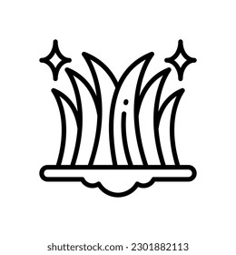 grass icon for your website, mobile, presentation, and logo design.