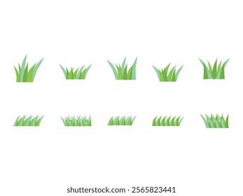 Grass Illustration Design Element Set