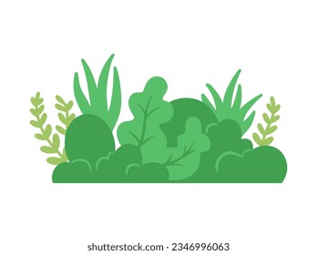 Grass Illustration. Green Grass Landscape