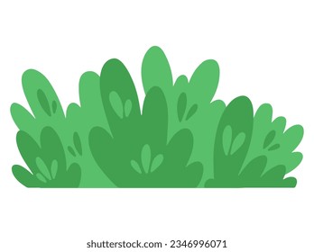 Grass Illustration. Green Grass Landscape