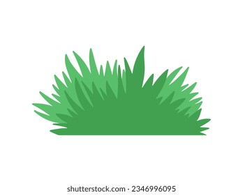 Grass Illustration. Green Grass Landscape
